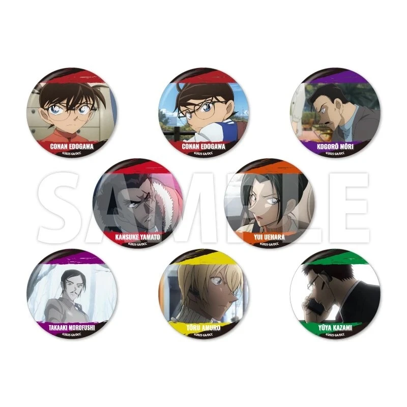 「名侦探柯南」 M28剧场版 雪花镜子吧唧 周边 徽章盲盒代拆