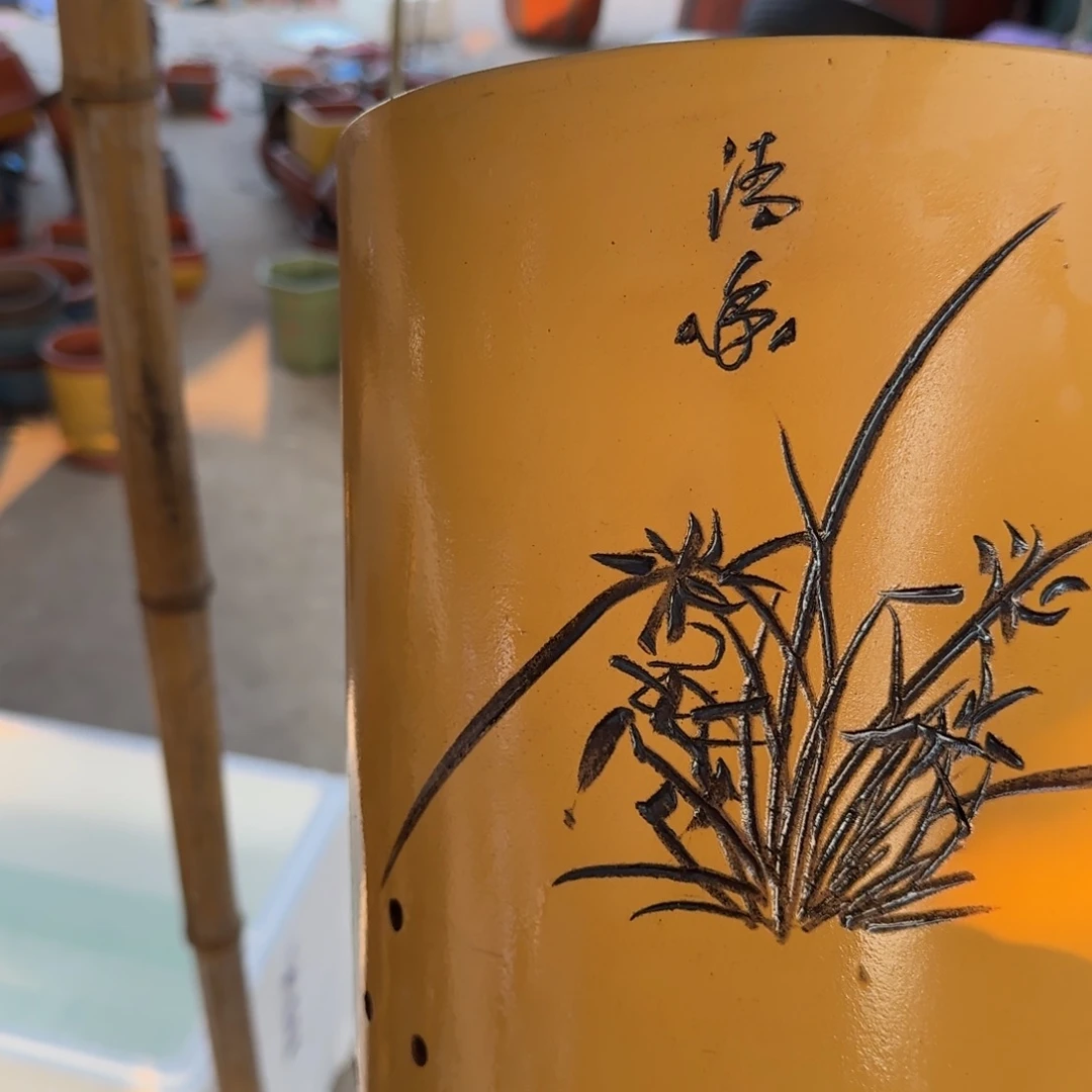 紫砂花盆口径17.22口径