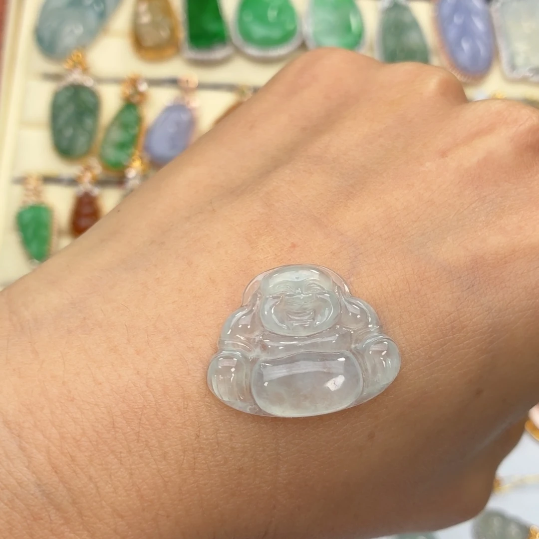 翡翠未镶嵌颈饰天然翡翠A货