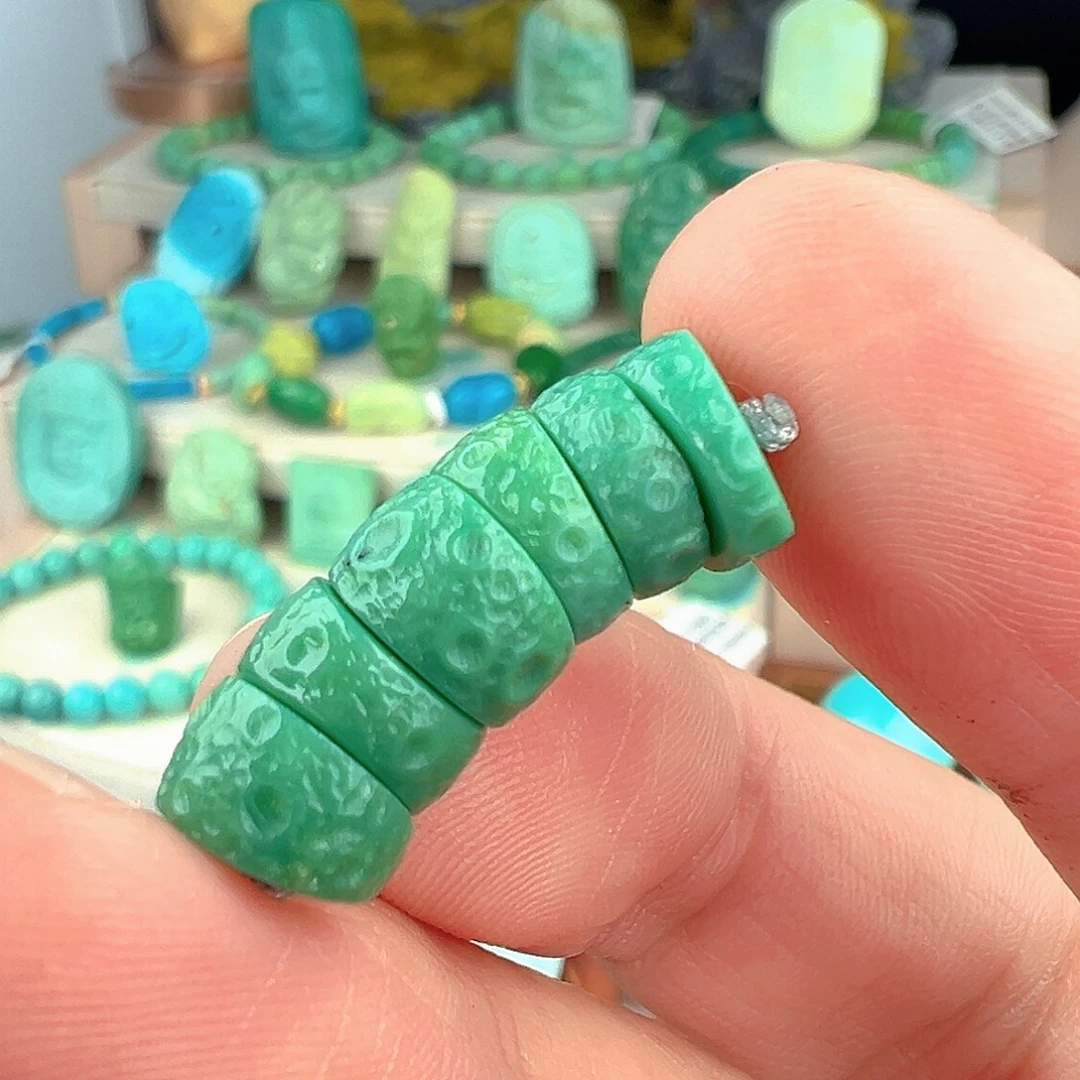 绿松石未镶嵌主播万珍