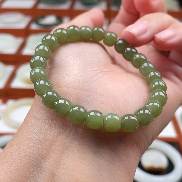 和田玉手串未镶嵌