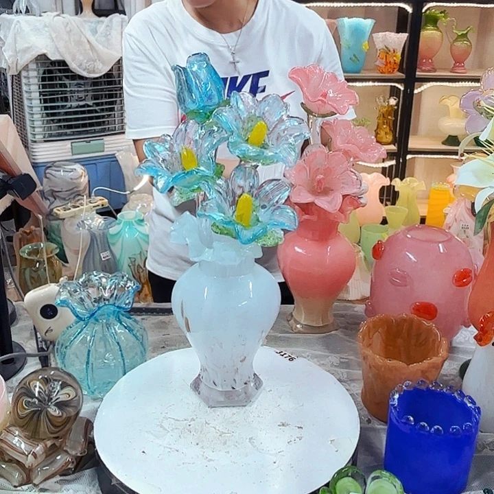 琉璃4花1不完美瓶