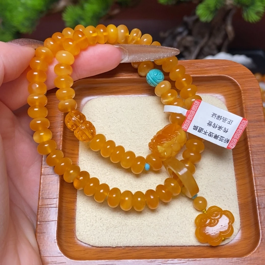 【闪购商品】未镶嵌蜜蜡手链手串