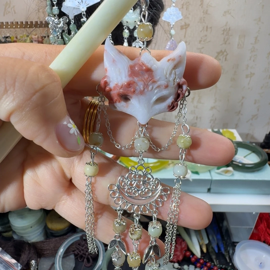 未镶嵌岫玉发簪福利款