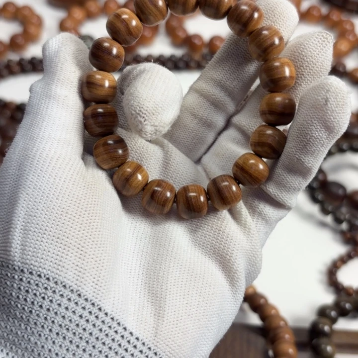 金***水檀香木1112老型单圈老山檀虎皮纹供奉奶香