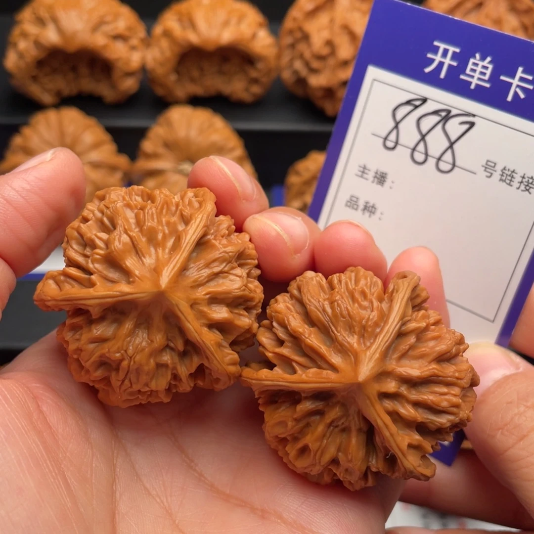 把件文玩核桃三棱42尺888h