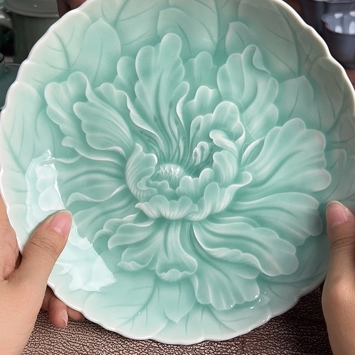 龙泉云间青瓷小米茶器