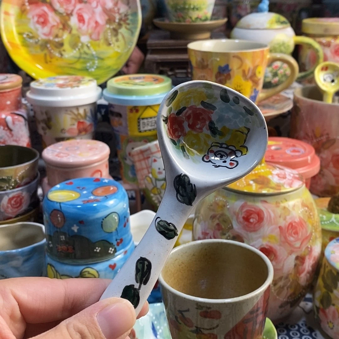 瓷片手绘陶瓷年货节福利