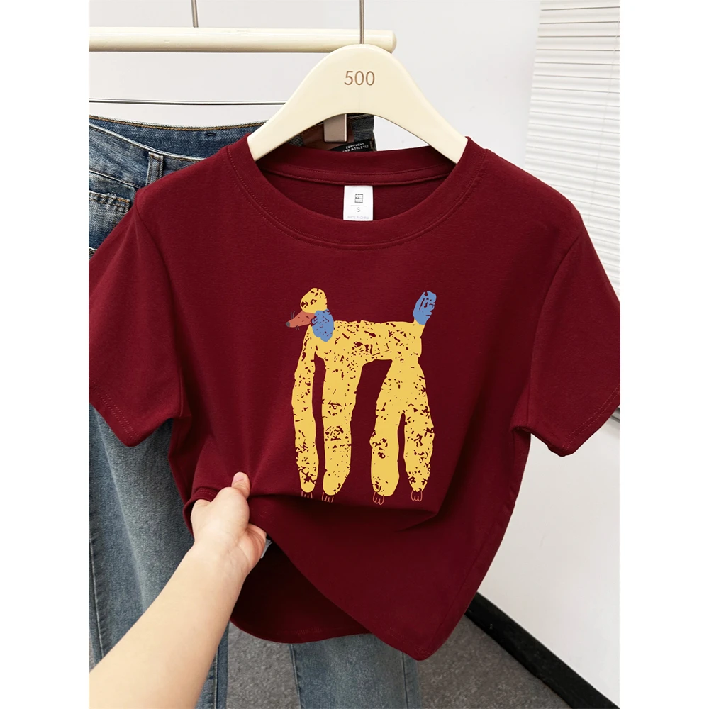 大码胖mm巨显瘦韩系设计感修身短袖t恤女夏季2025新款上衣服2