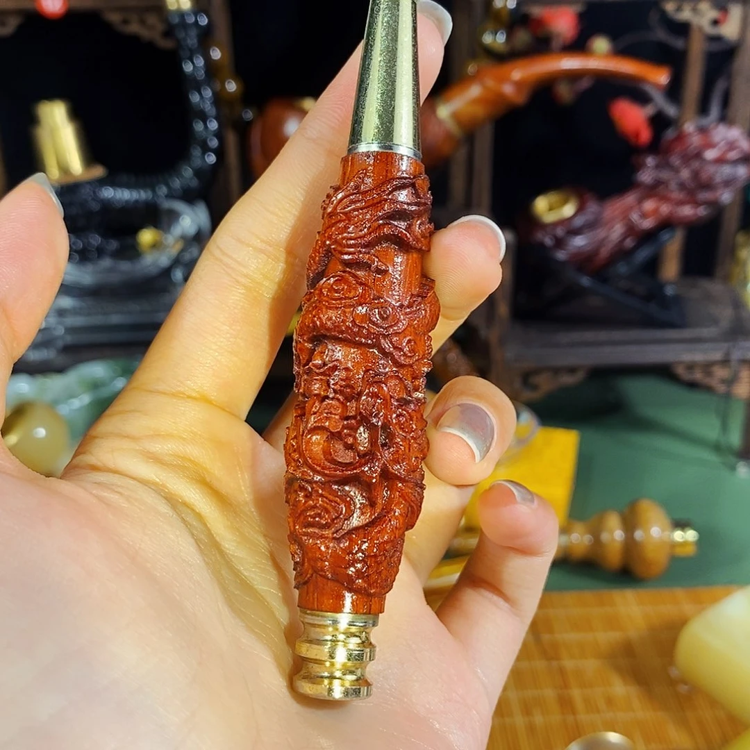 高端定制金丝楠烟嘴