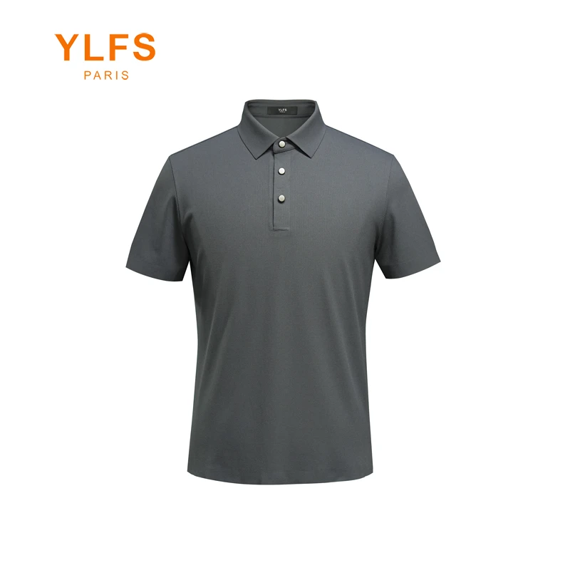 【凉感防晒】夏季男士透气华夫格夏季短袖POLO衫商务休闲无痕T恤衫