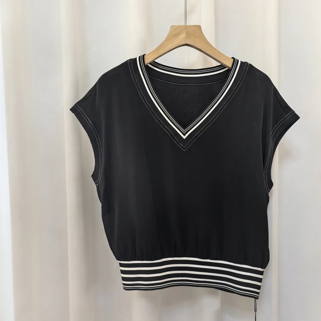 新款桑蚕丝T恤 B7774