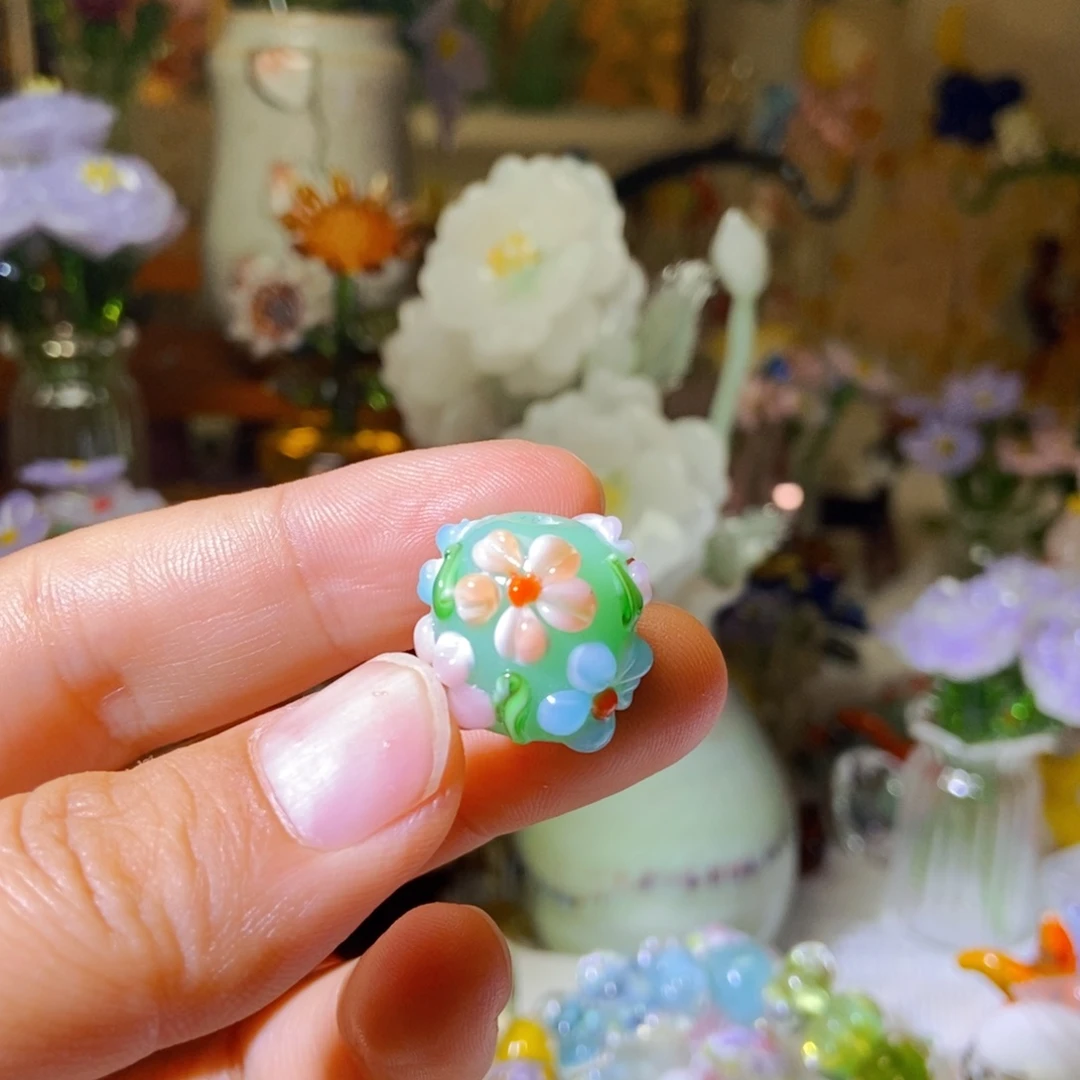 ****牡琉璃手工艺品绿色