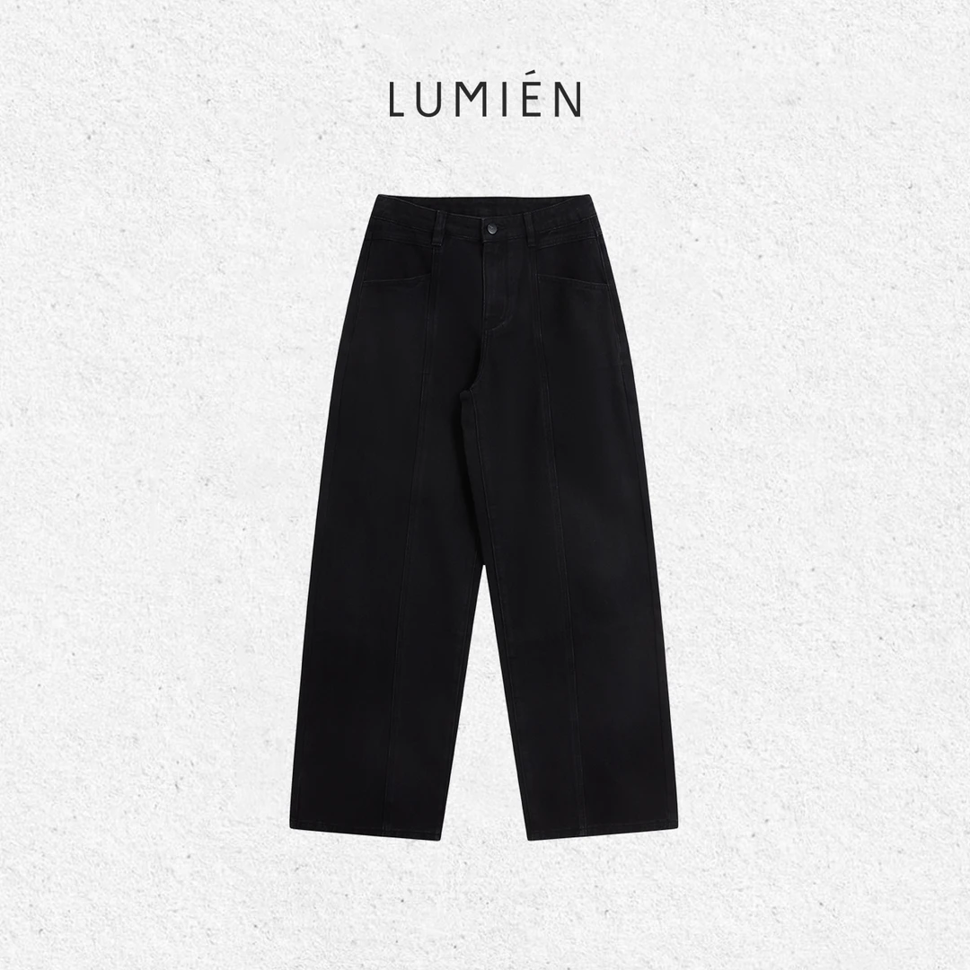 【LUMIEN 新品】“皌黑法则”立体直筒休闲裤LX5GKK022