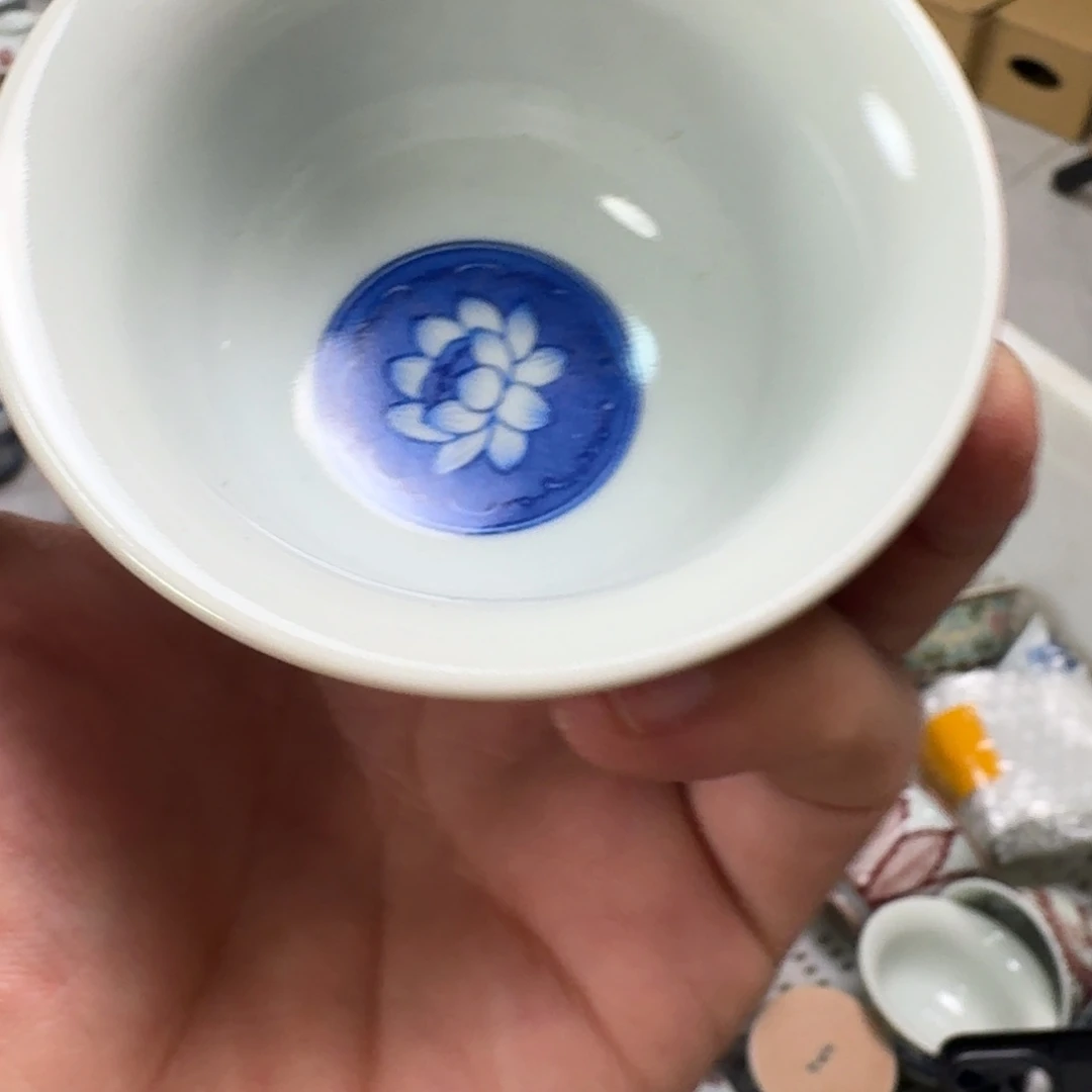 杯景德镇千佛压手杯