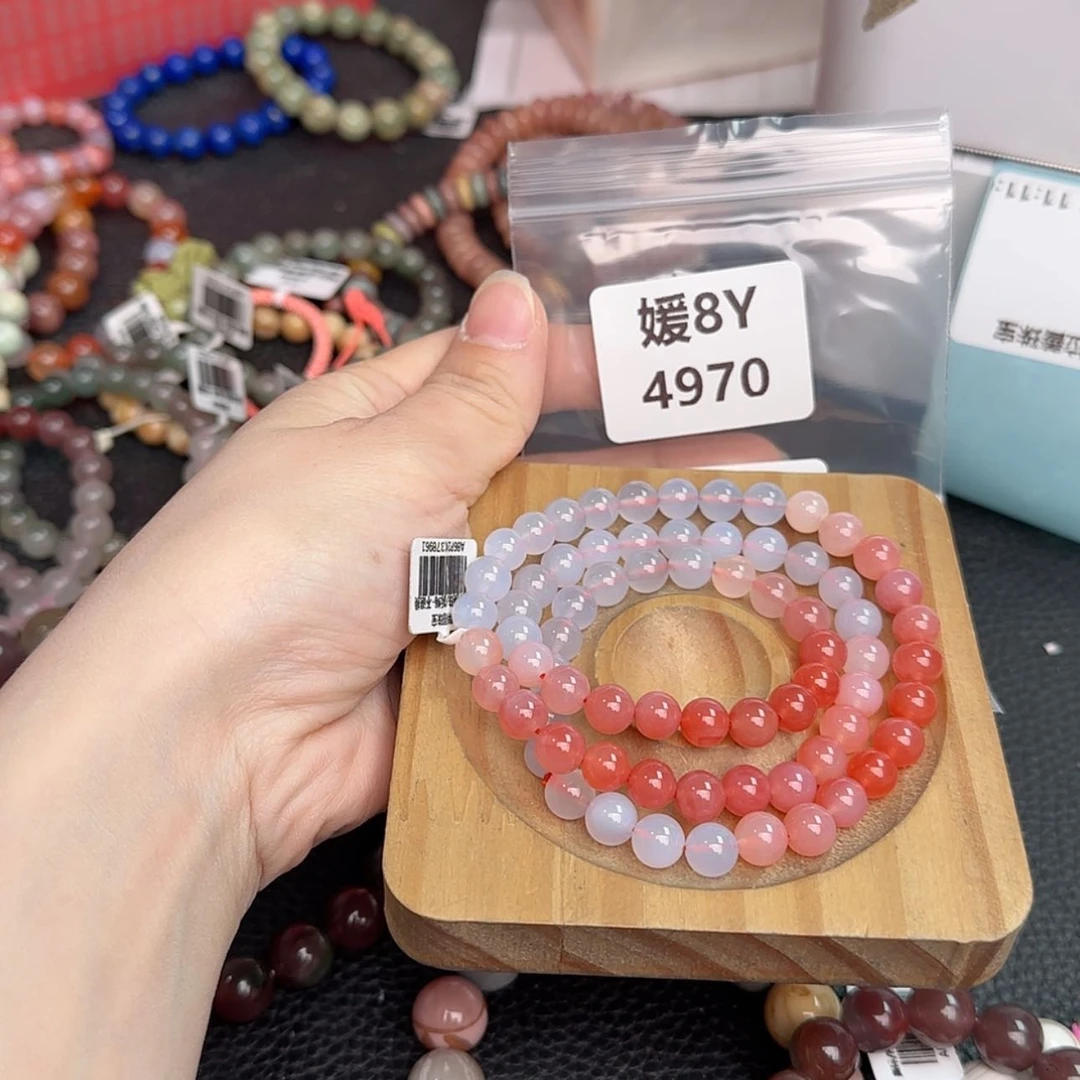 【闪购商品】石英质玉手链未镶嵌情****?