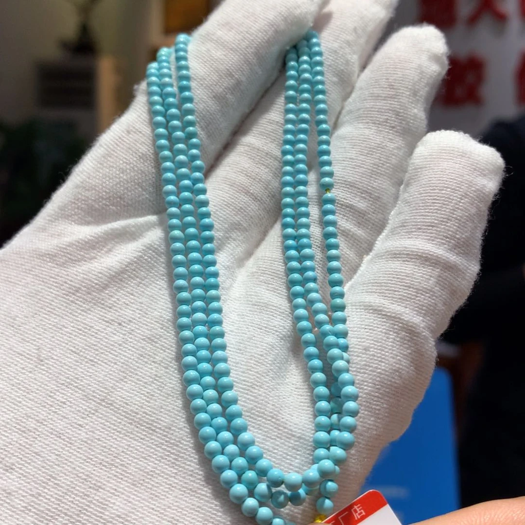 未镶嵌绿松石长链