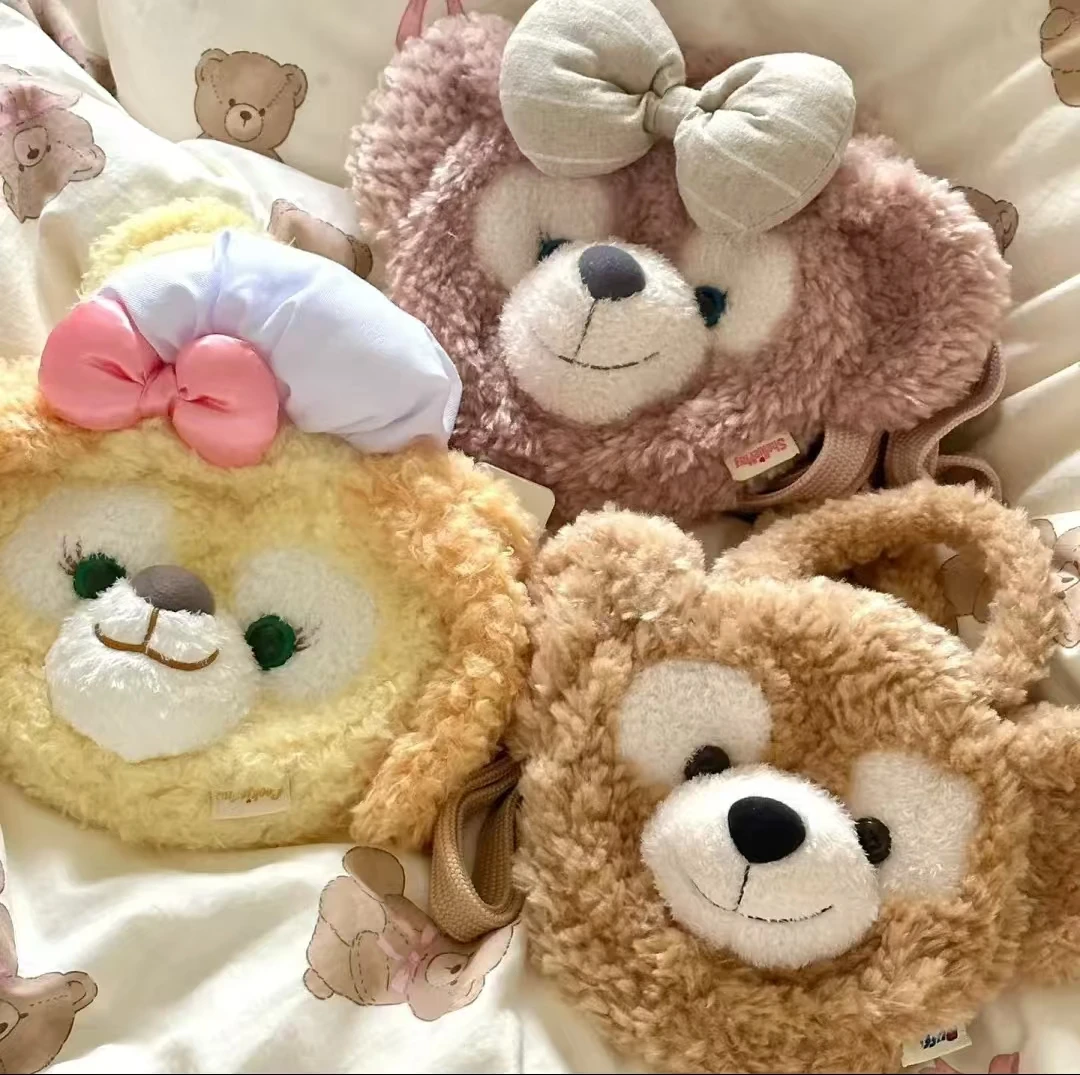 中包平替大合集-玫玫毛绒公仔达菲熊斜挎包饼贝儿手提包可爱