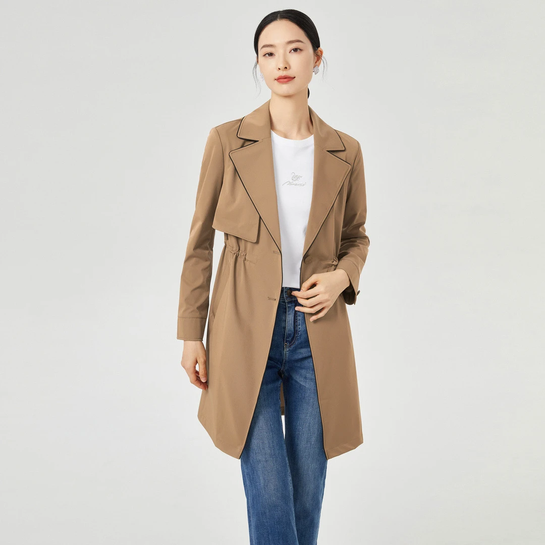 【婷婷专属】商场同款气质风衣外套女25秋季新大衣