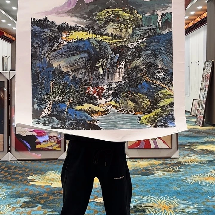 国画苏珊老师展览原作