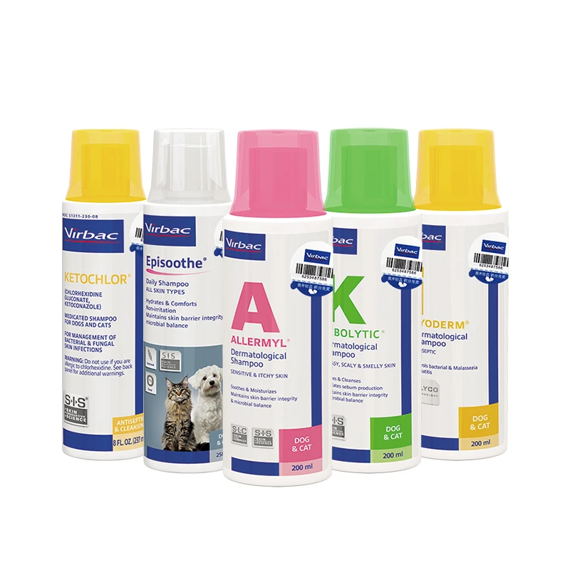 法国维克药浴康泰乐宠物狗狗脓皮症皮肤病猫咪细菌感染杀菌派奥洁