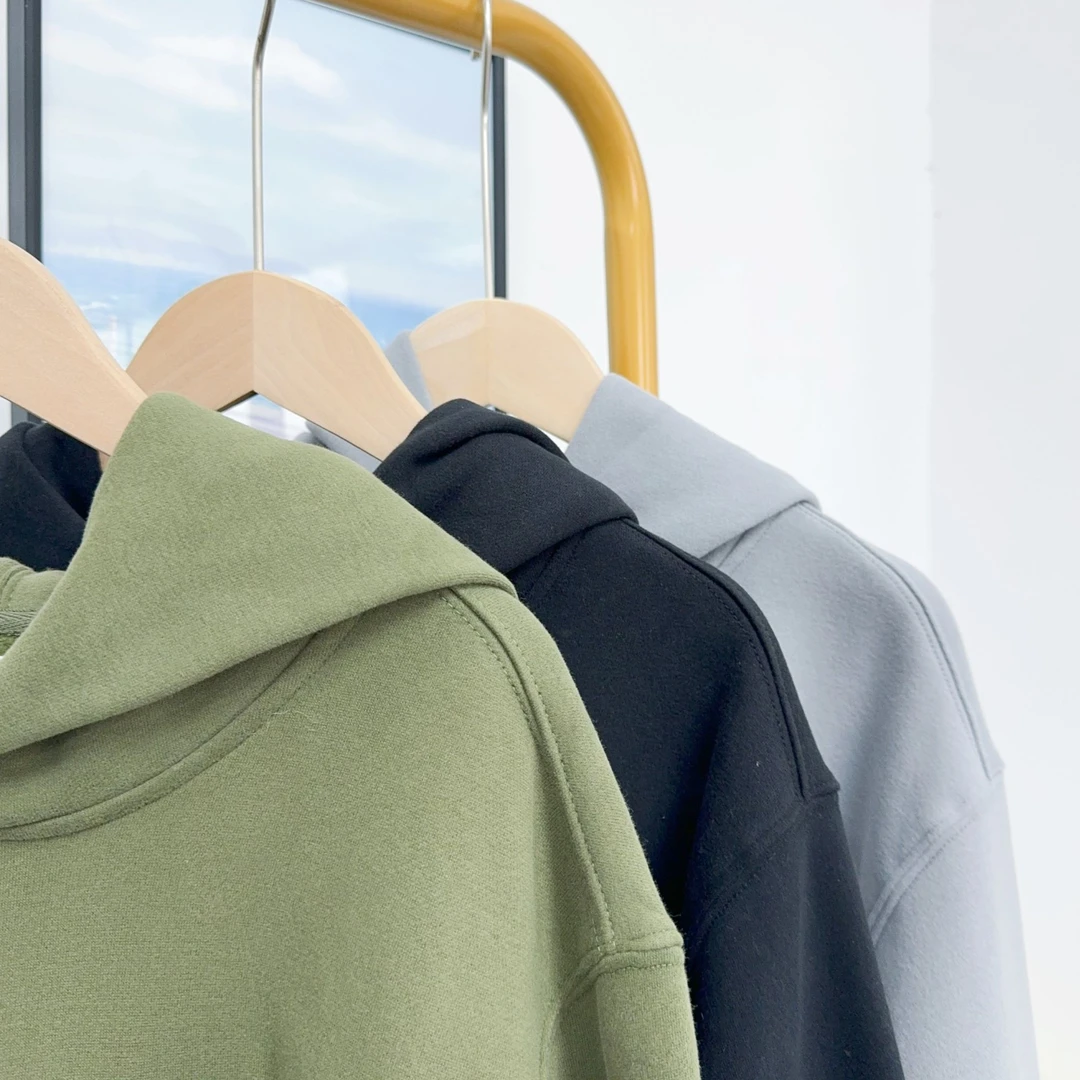 男女款！超级软！碳素软磨抓绒加绒连帽款卫衣