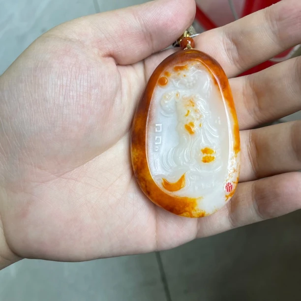 关公挂件和田玉首饰珠宝