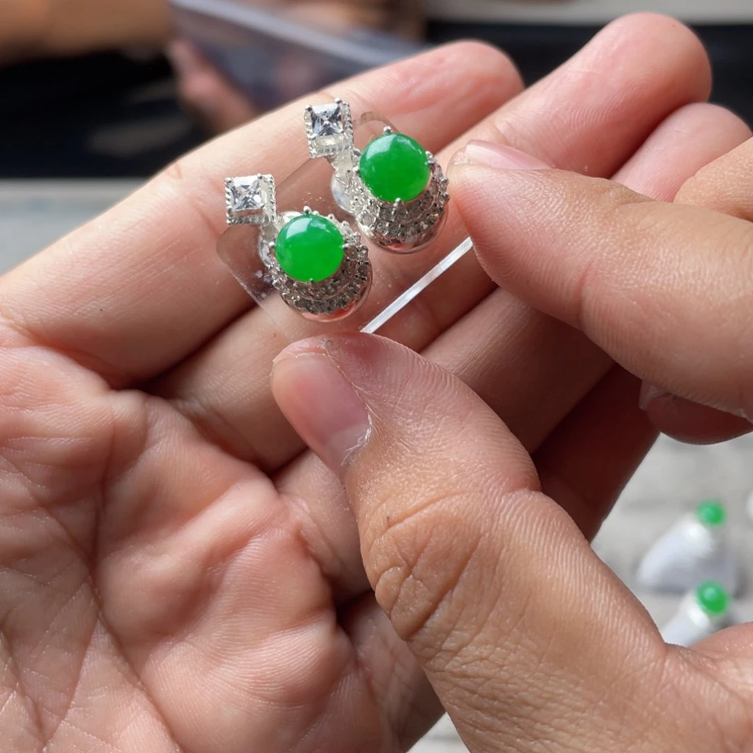 定制翡翠未镶嵌黄****8翡翠