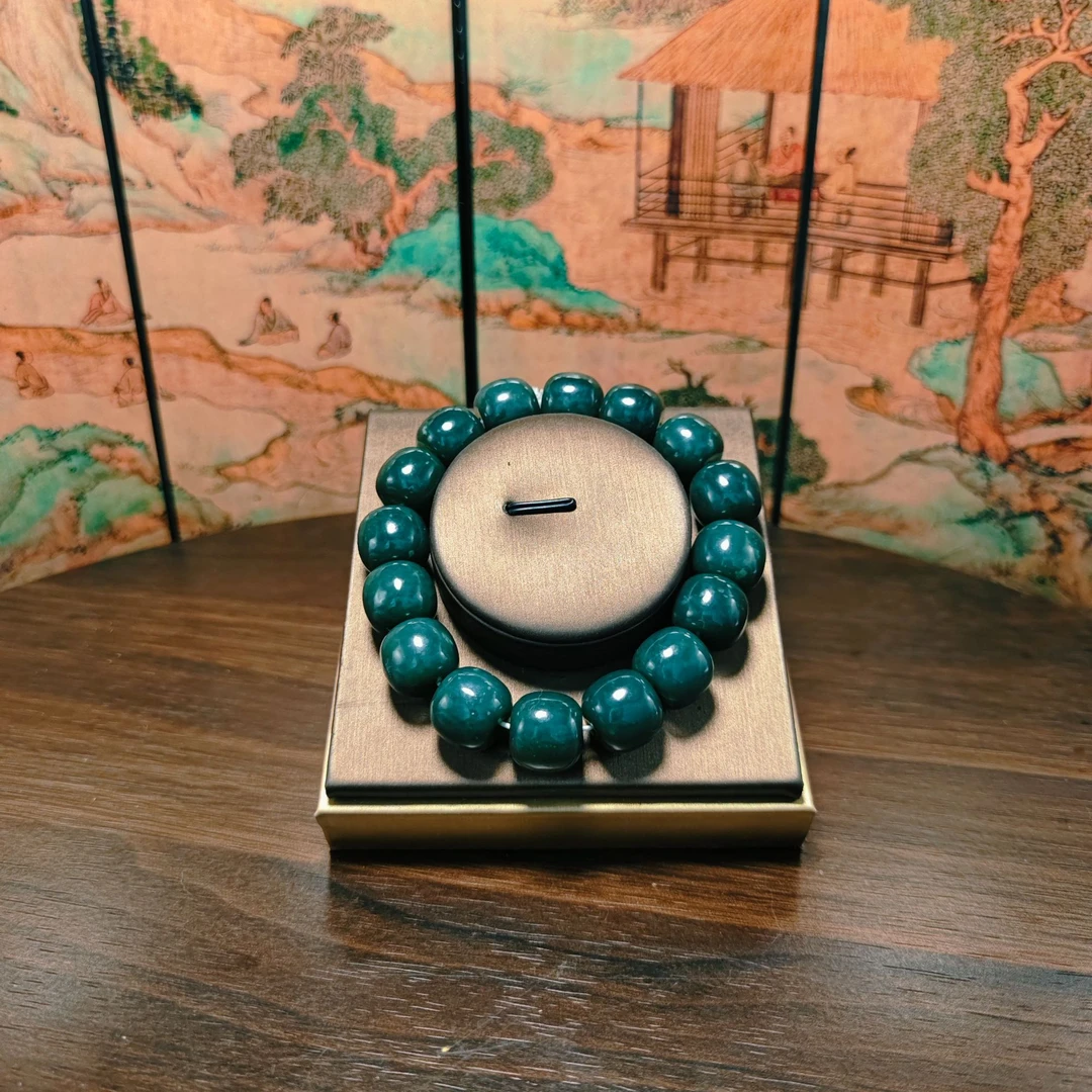 B和田玉桶珠手串（卡14）3041