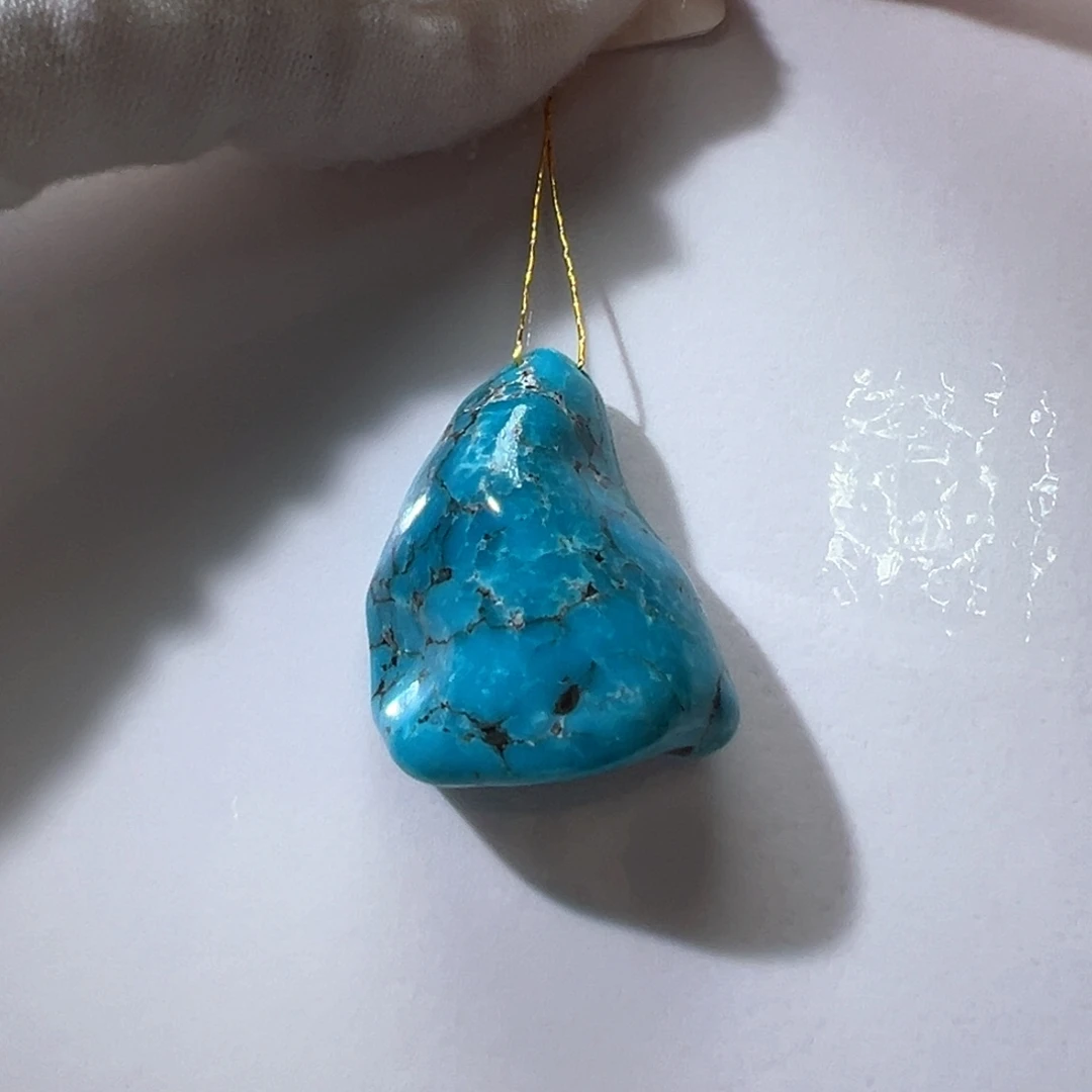 绿松石未镶嵌挂件