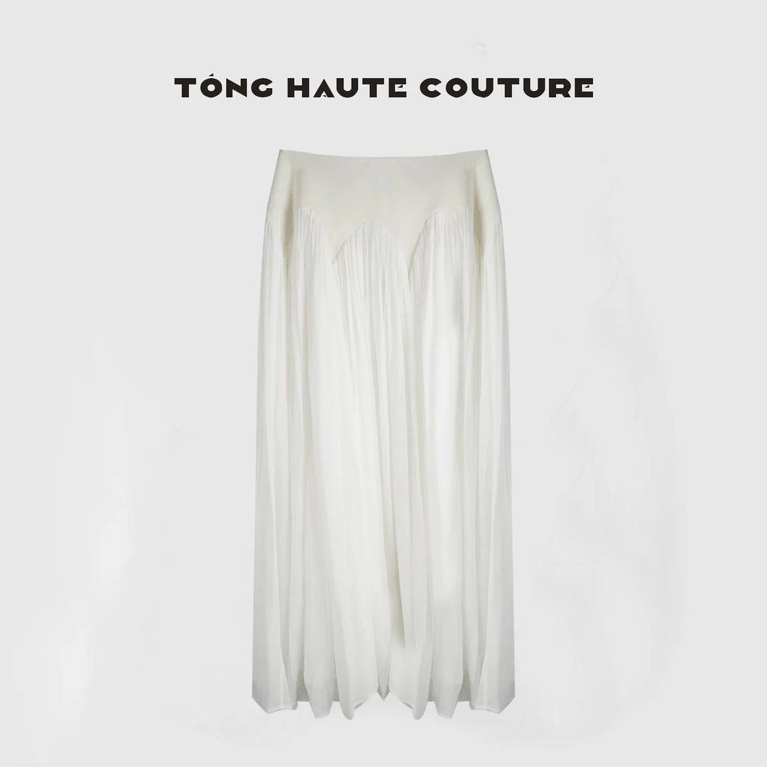 【如天鹅般优雅】春夏褶皱飘逸感气质轻奢轻熟风半身裙 YQ115