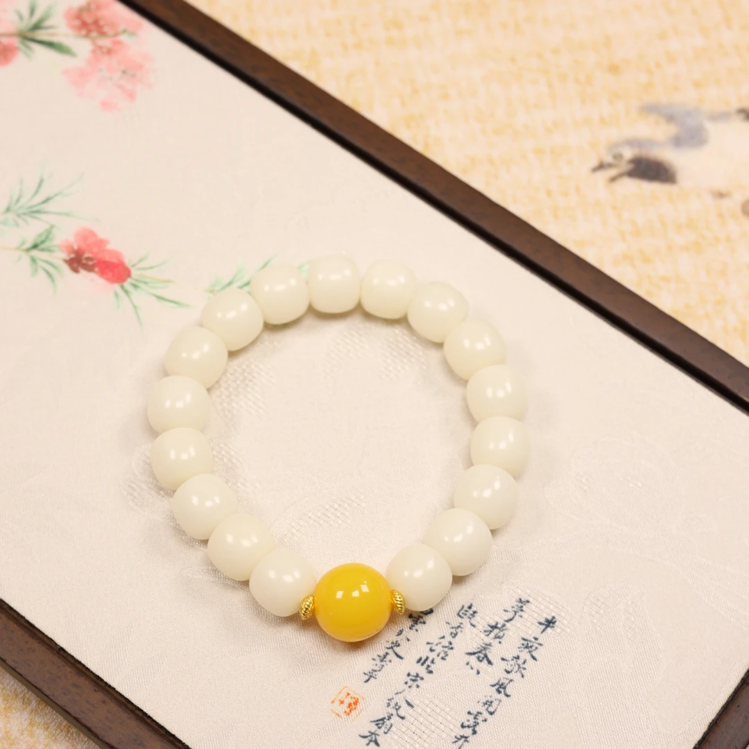 映月～菩提手串老型珠文玩手串男女款