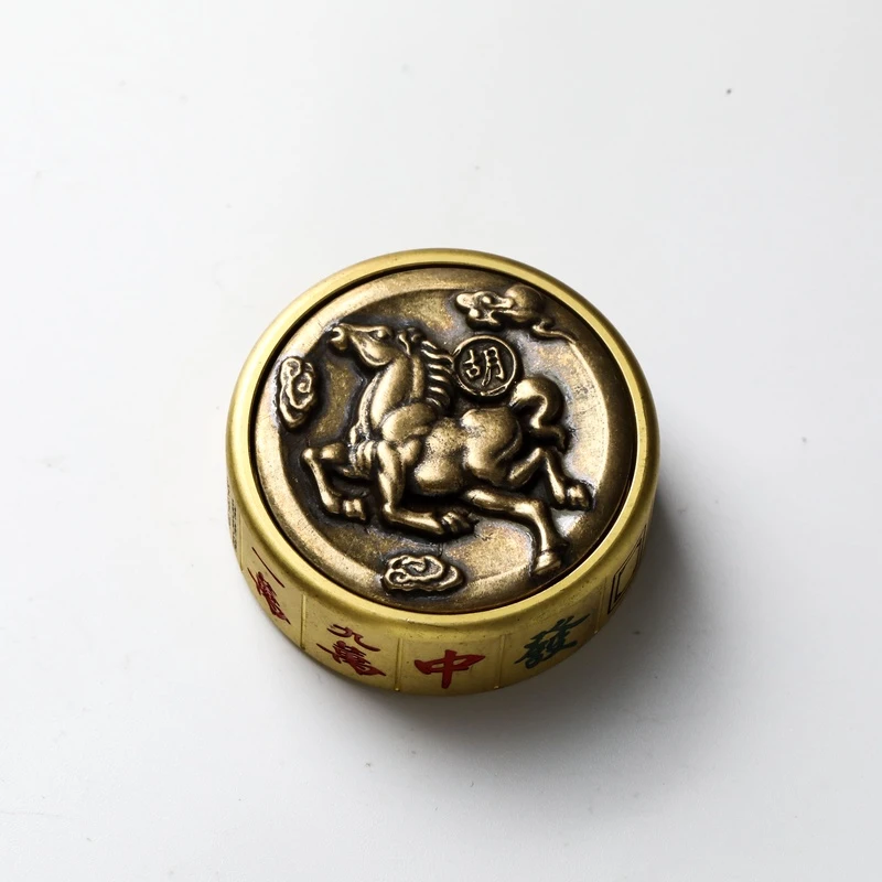 铜合金吊坠 铜质国士无双指尖陀螺43mm左右97g G4240709-14