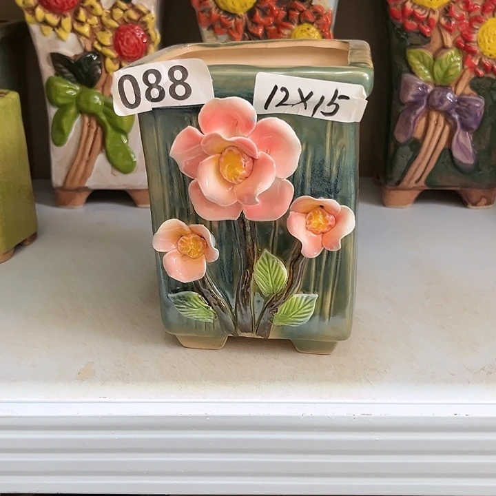 紫砂花盆粗陶材质多肉花盆