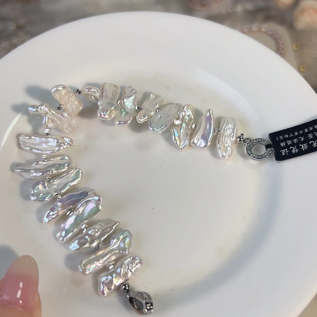 丫***丫合金淡水珍珠天然淡水珍珠