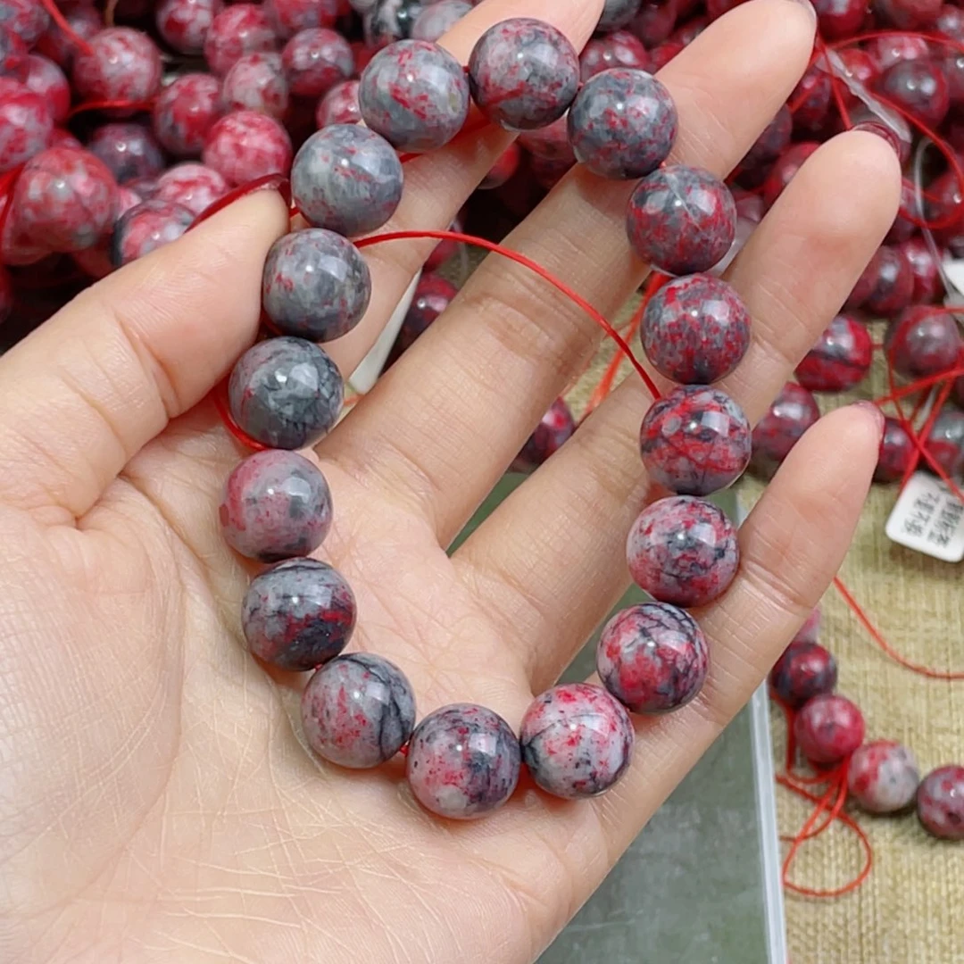 天然辰砂天然原石手串