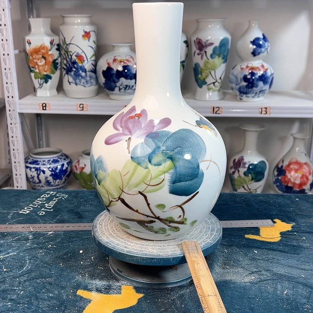 摆件景德镇陶瓷天鸟