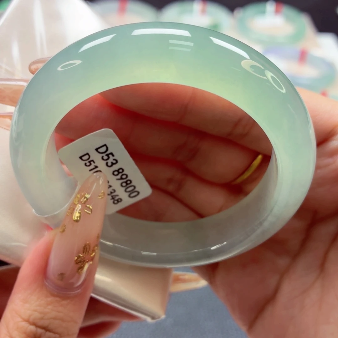 翡翠未镶嵌手镯22（64号）