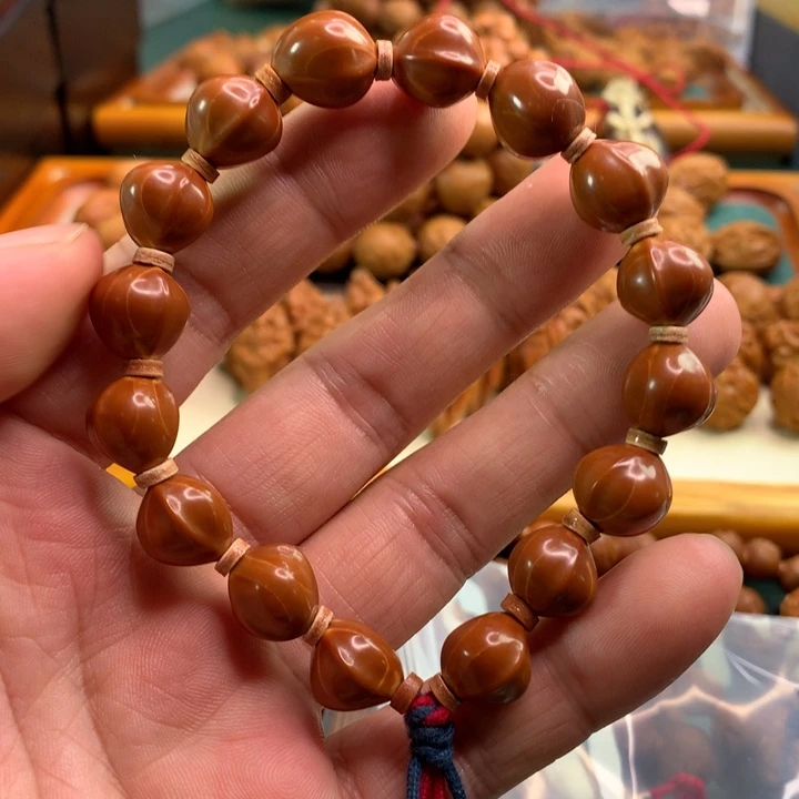 手串/手链橄榄核袖*橄榄核雕，素核