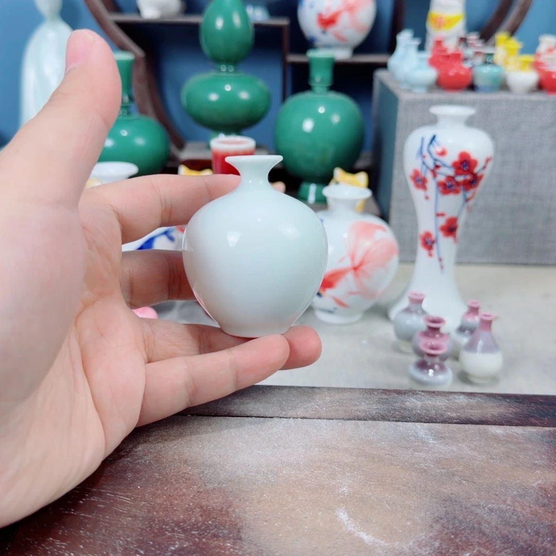 陶瓷手工小花器摆件