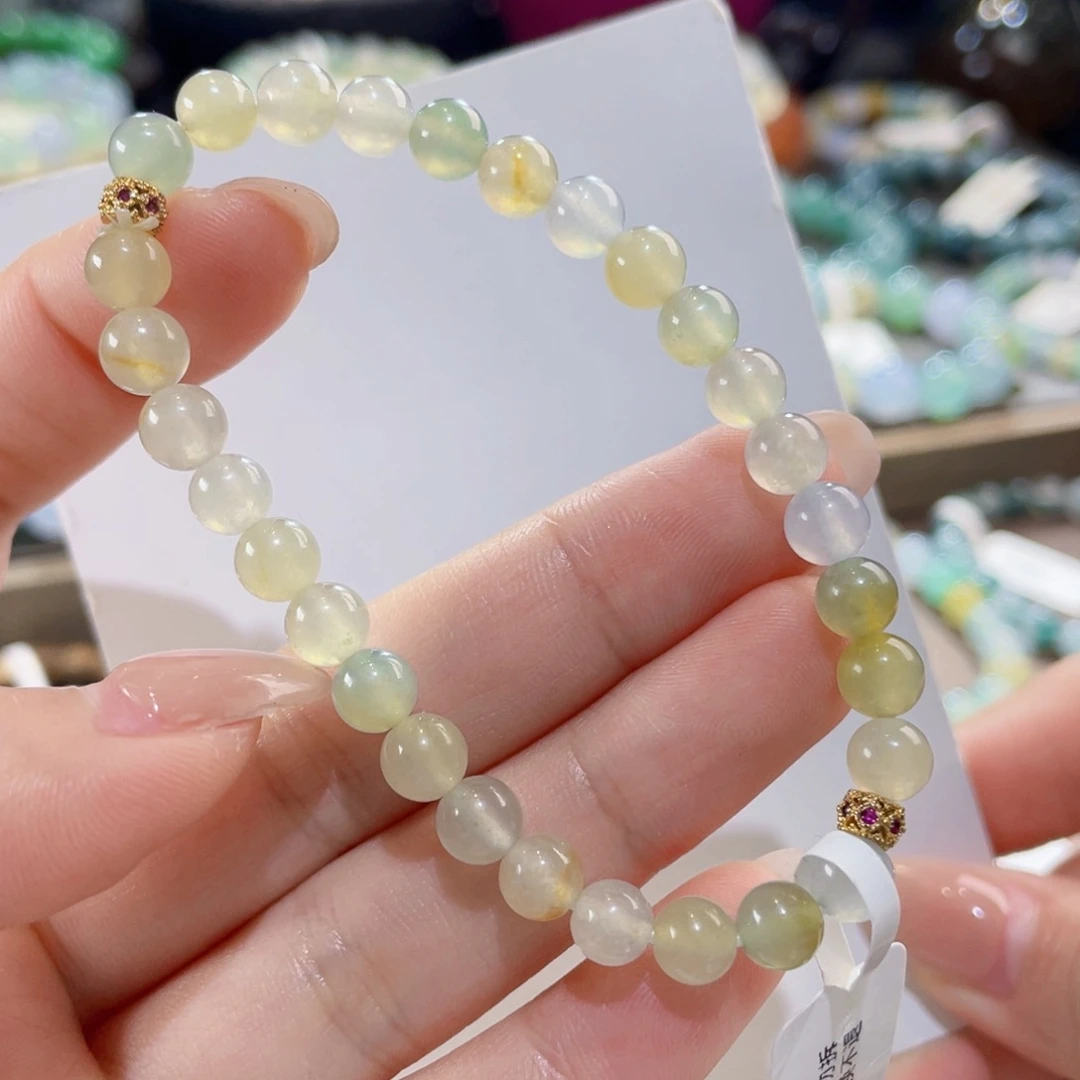 未镶嵌手链翡翠冰糖黄卡6