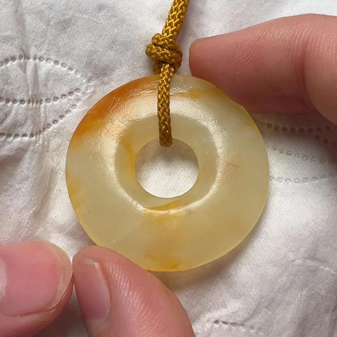 清***幽和田玉未镶嵌挂件