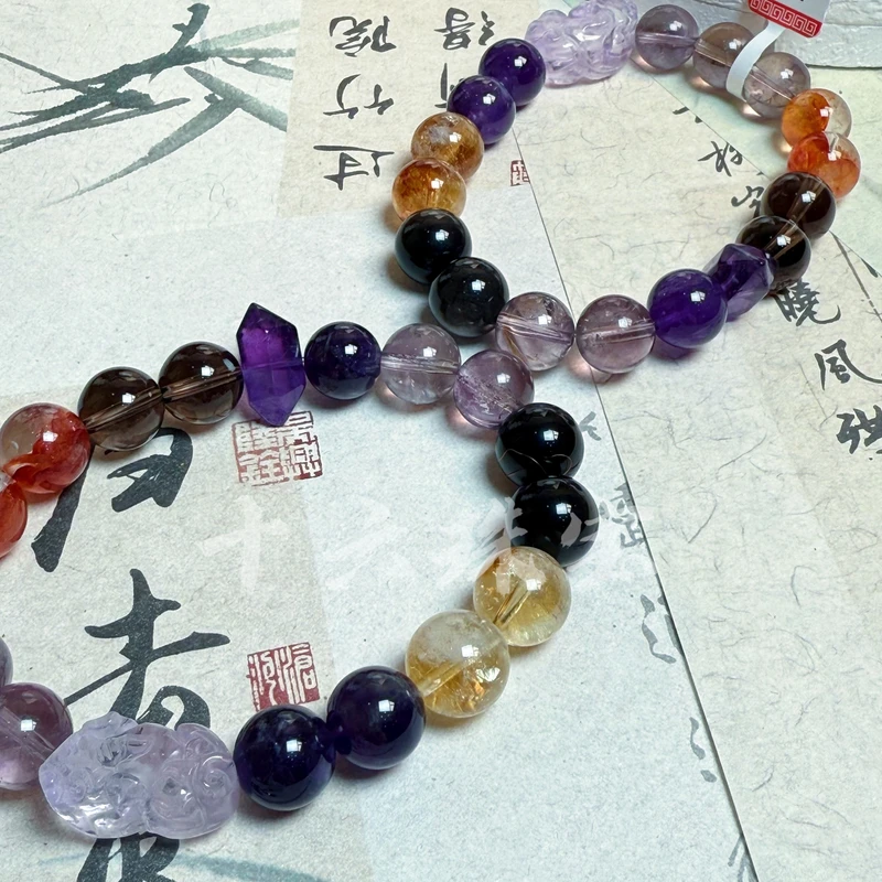 【十六珠宝】紫定上岸｜紫水晶10mm设计款AD361多样性发一