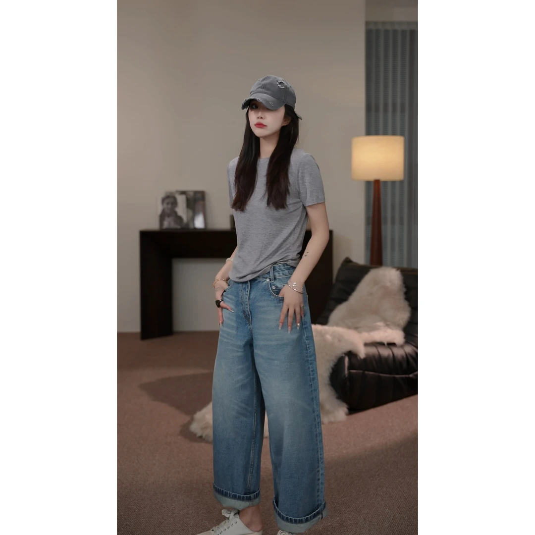 卢尚圆领基础T恤3611