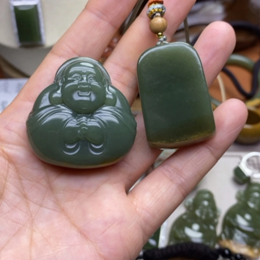 【闪购商品】和田玉未镶嵌挂件朋*