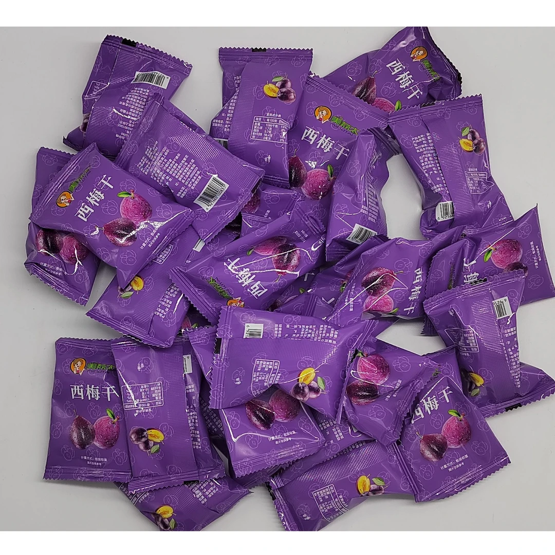 西梅干精选原果果肉厚实老少皆宜颗颗独立包装500g