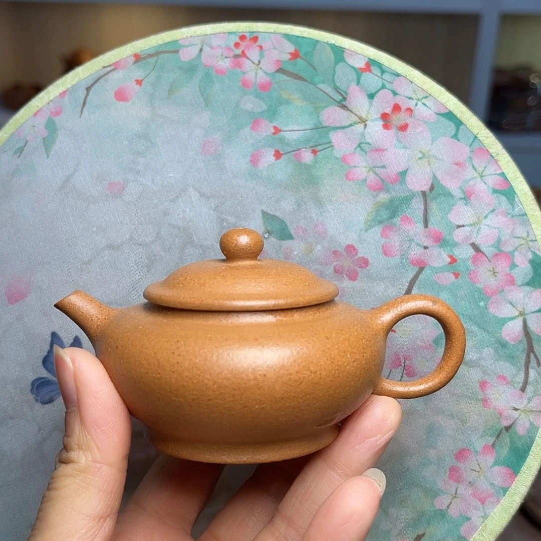 紫砂茶壶80cc半手工制作