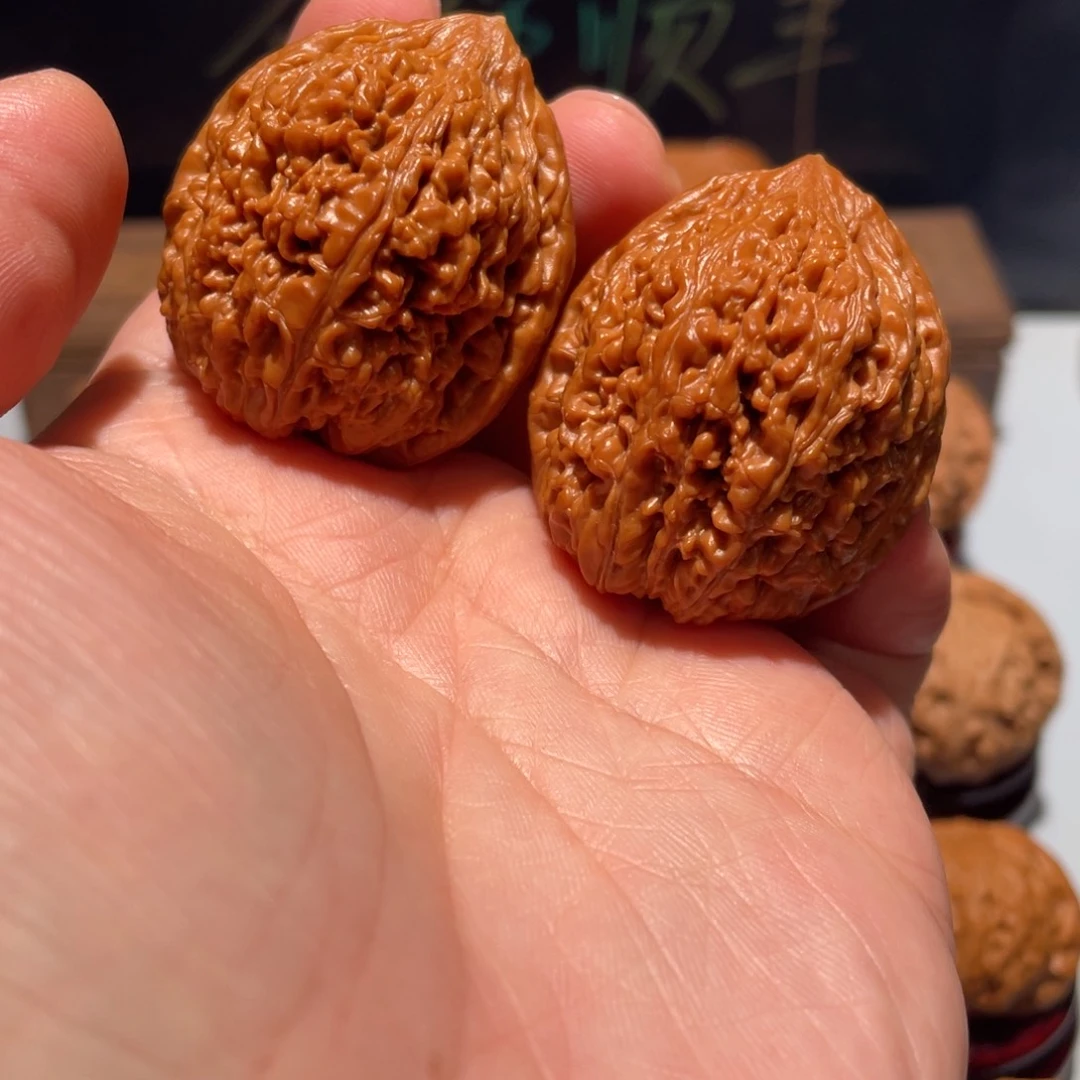 文玩核桃把件꫞****糖大蒜头35