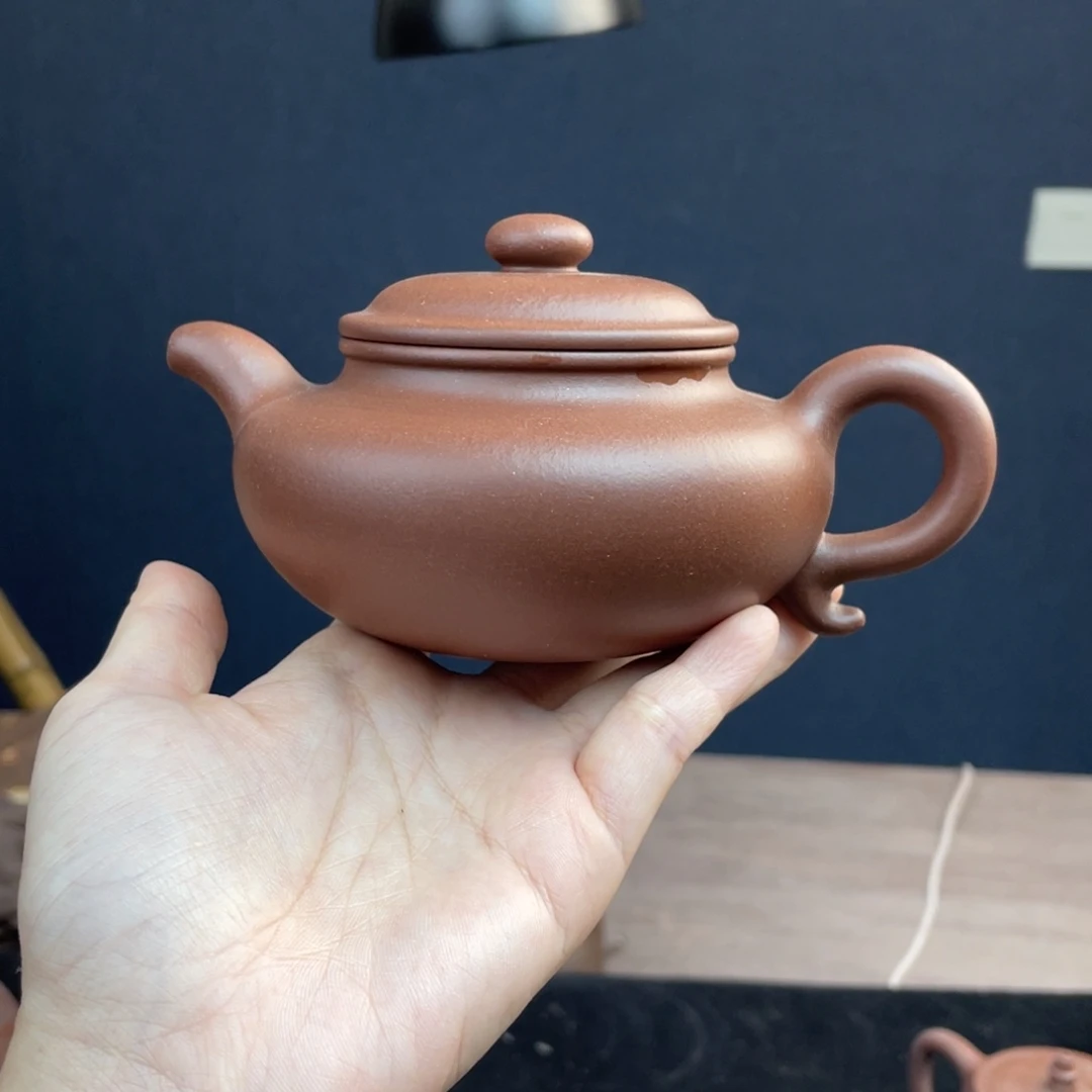 茶壶紫砂全手工底槽清仿古240cc