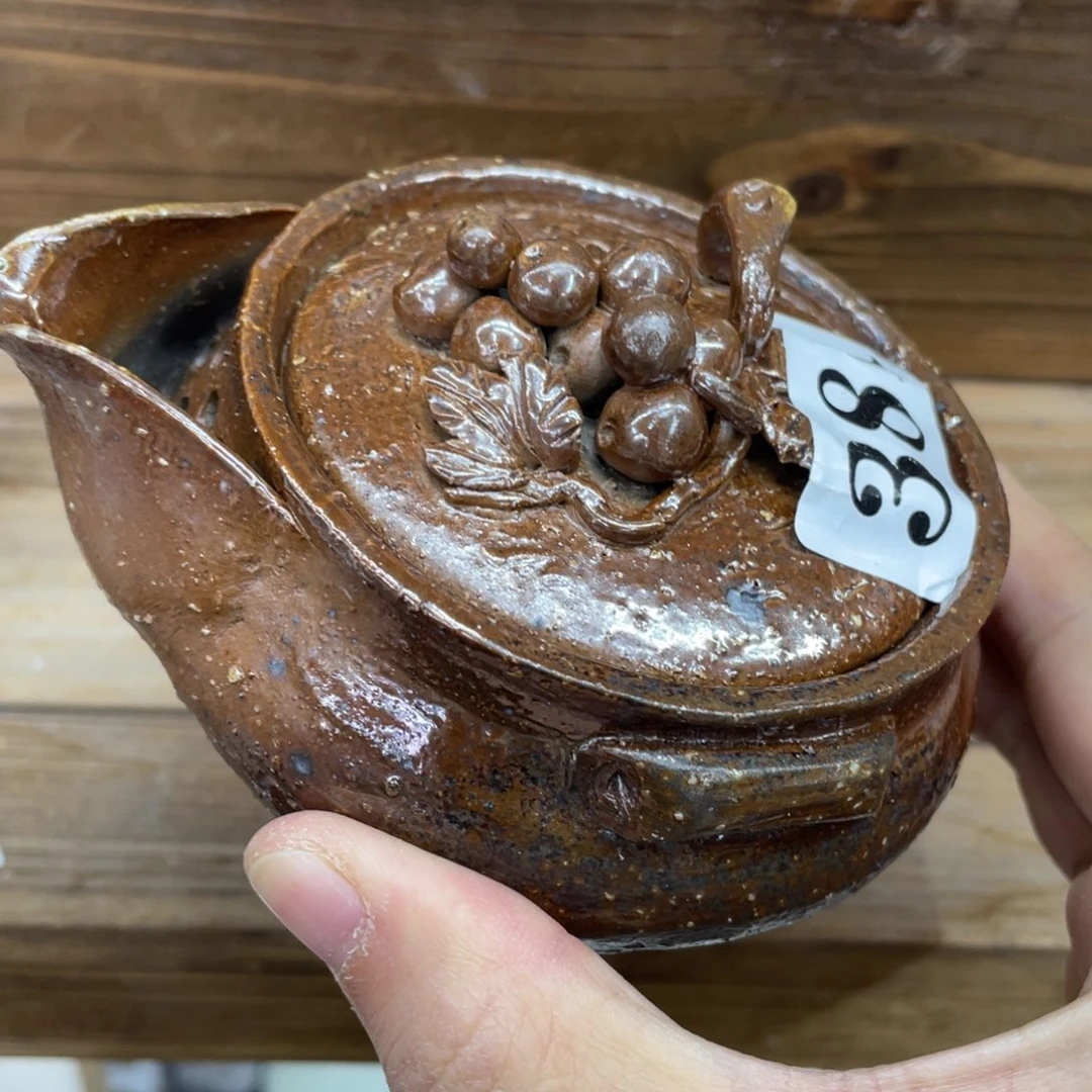 陶纯手工柴烧茶壶茶具瑕瑕